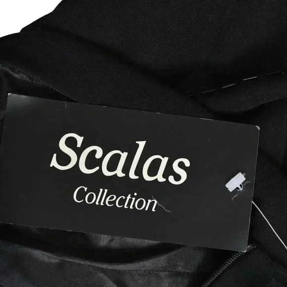 NWT Scala Sequin Black Maxi  Dress Formal Sleeveless Size 5/6 - Picture 8 of 11